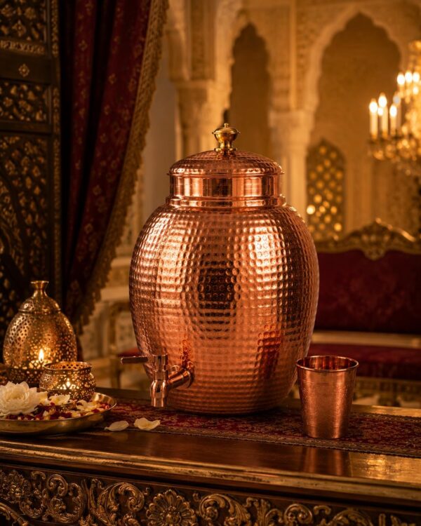 71Px+RPwj3L._AC_SL1402_ Hammered Copper Water Dispenser - 8 Liter Capacity