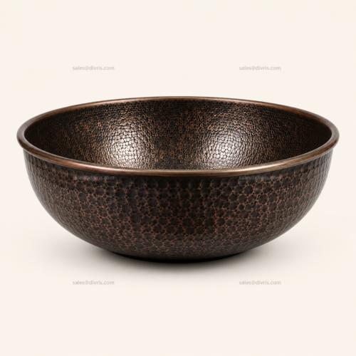 Hand Hammered Pure Copper Sinks Basin