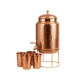 Pure Copper Hammered Water Dispenser Storage Water Tank with Tap